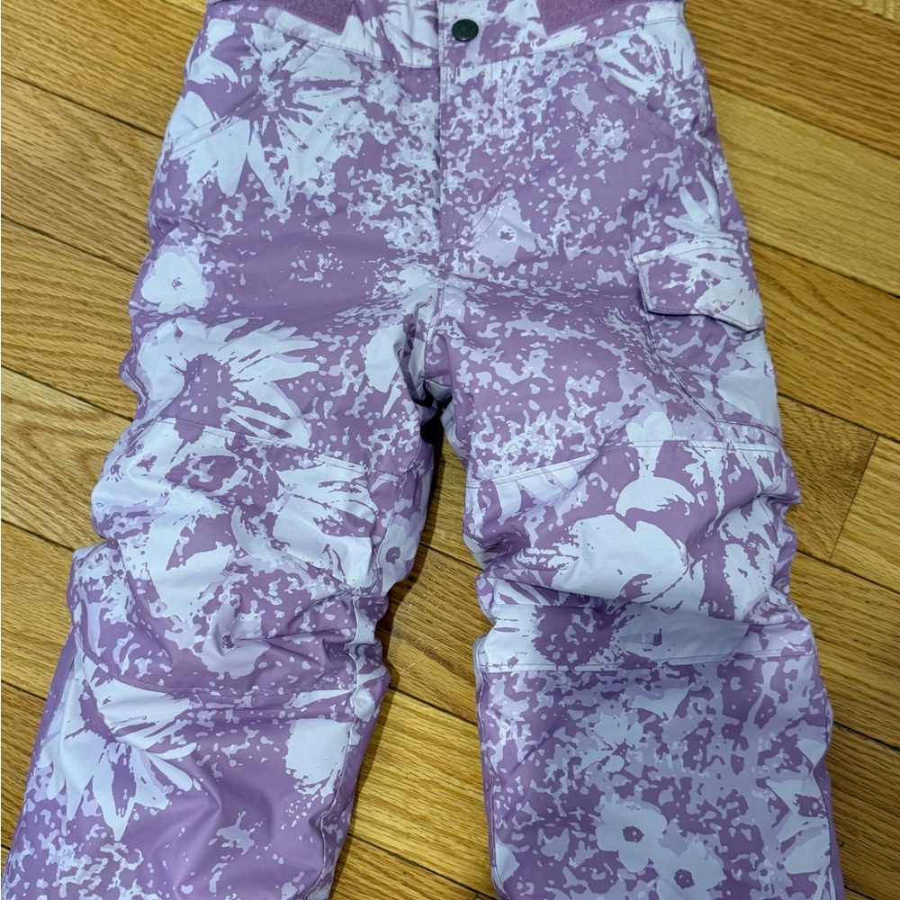 Columbia Purple Floral Kids Bottoms